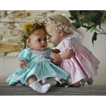 30 CM Zaten Boyalı Bitmiş Bebek Reborn Flo Peri Elf Bebe Bebek Gerçekçi Gerçek Dokunmatik Mini Bebek 3D Cilt Görünür Damarlar