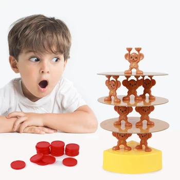 Fare Yığılmış Cheesecake Kulesi Katlanır Denge Oyunu Oyuncaklar Eğlenceli Parti çocuklar oyunları Montessori Heyecan Verici meydan okuma oyuncakları