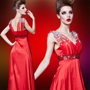 Gelin kırmızı uzun tasarım ücretsiz kargo 2018 maxi kristal vestidos formales uzun parti elbise Homecoming gelinlik modelleri