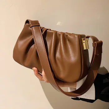 Kadın Moda kol çantası Çanta Lüks Tasarımcı Çanta Çanta Kadın Pu Deri çapraz askılı çanta Bayanlar Koltukaltı Çanta 2023