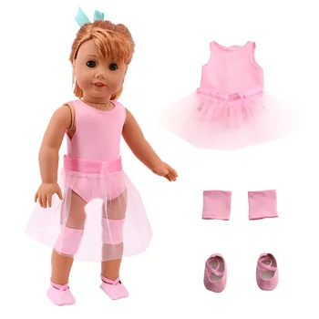 Moda Ucuz Bale Elbise Bizim Nesil oyuncak bebek giysileri İçin 18 inç ve 43 cm Bebek Bebek Soyunma oyunu DIY doğum günü hediyesi Oyuncaklar