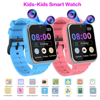 X32 Çocuklar akıllı saat Sım Kart Çağrı Telefon Smartwatch Çocuklar İçin Çift Kamera İle akıllı saat Erkek Ve Kız İçin doğum günü hediyesi